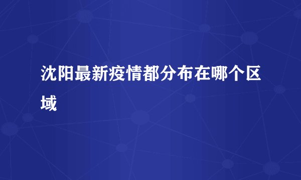 沈阳最新疫情都分布在哪个区域