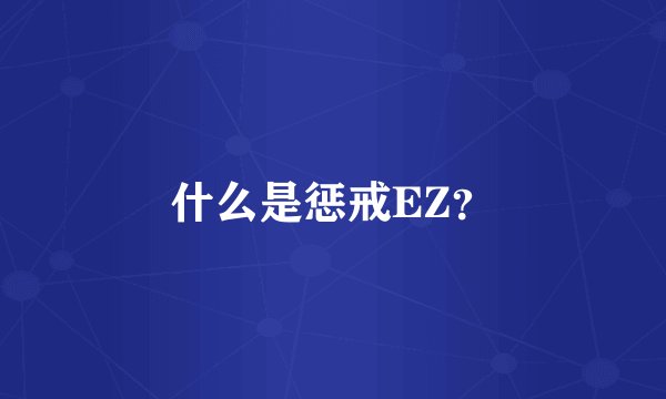 什么是惩戒EZ？