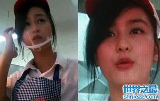 西南石油大学炒饭西施，长相酷似阿娇生意爆好 