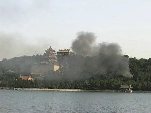 颐和园起火是什么原因？