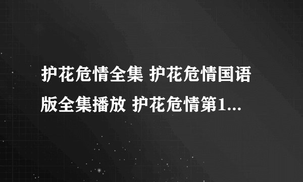 护花危情全集 护花危情国语版全集播放 护花危情第1-20集在线观看