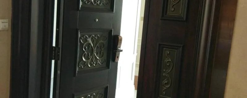 防盗门怎么开