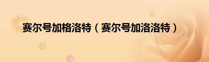 赛尔号加格洛特（赛尔号加洛洛特）