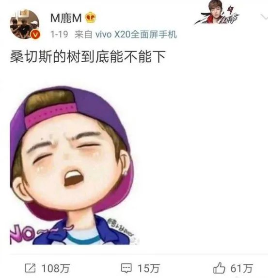 鹿晗下树了是什么意思?
