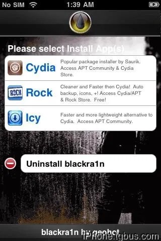 全系列越狱软件黑雨blackra1n RC3使用教程Mac版