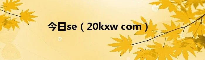 今日se(20kxw com)