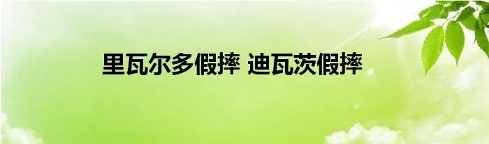 里瓦尔多假摔 迪瓦茨假摔