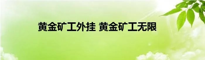 黄金矿工外挂 黄金矿工无限