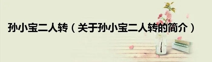 孙小宝二人转（关于孙小宝二人转的简介）