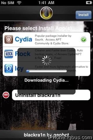 全系列越狱软件黑雨blackra1n RC3使用教程Mac版