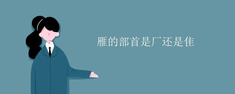 雁的部首是厂还是隹