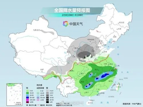 2023年来最强雨雪上线：北方下雪、南方暴雨