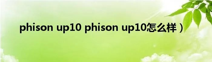phison up10 phison up10怎么样)