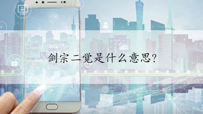 剑宗二觉是什么意思？