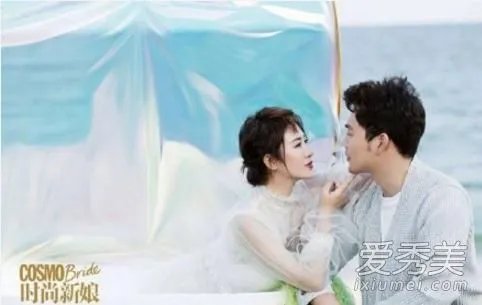 马丽首曝婚纱照,另一半是谁?