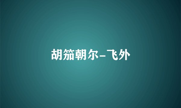 胡笳朝尔-飞外