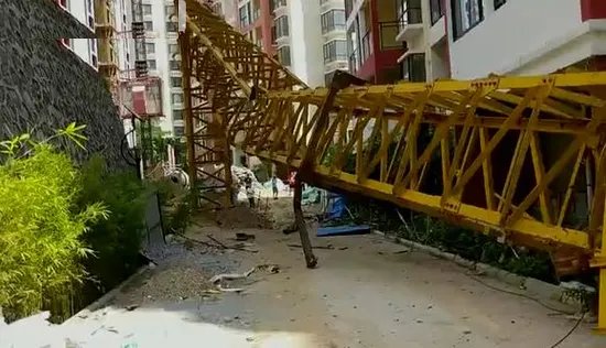 海南工地塔吊倒塌造成4人死亡了吗?