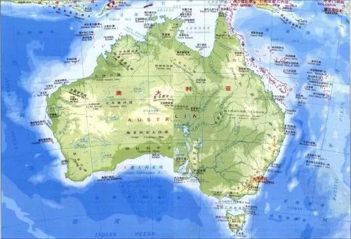 澳洲地图全图高清版大图,澳洲为什么只划分成8个省级行政区