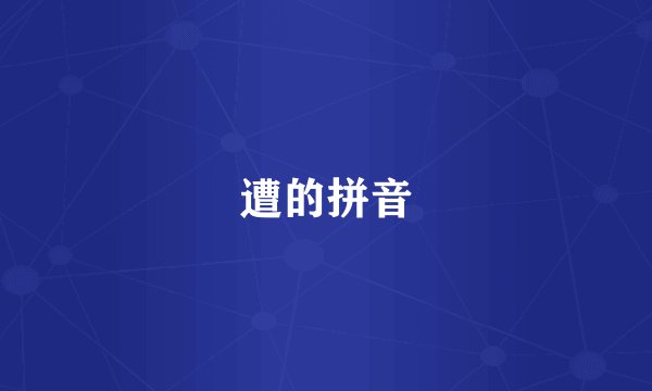 遭的拼音