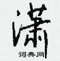 潇组词_潇字怎么组词_潇组词有哪些_带潇字的词语
