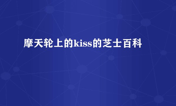 摩天轮上的kiss的芝士百科