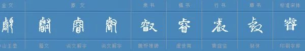 睿的意思