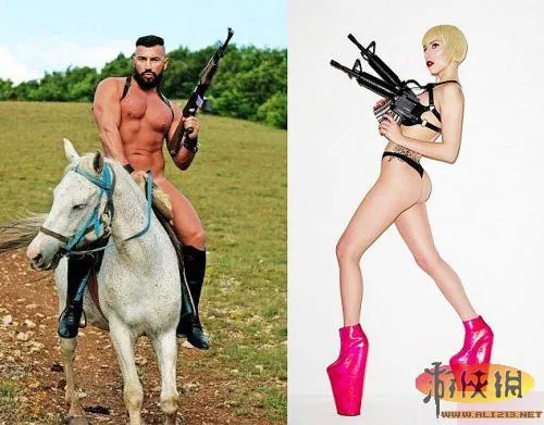俄罗斯惊现男神gaga全裸雷人装!我想自戳双目