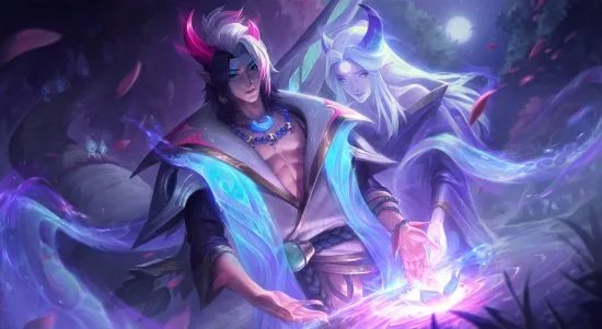 《LOL》灵魂莲华皮肤预览 武魂瑟提少女辛德拉神中神
