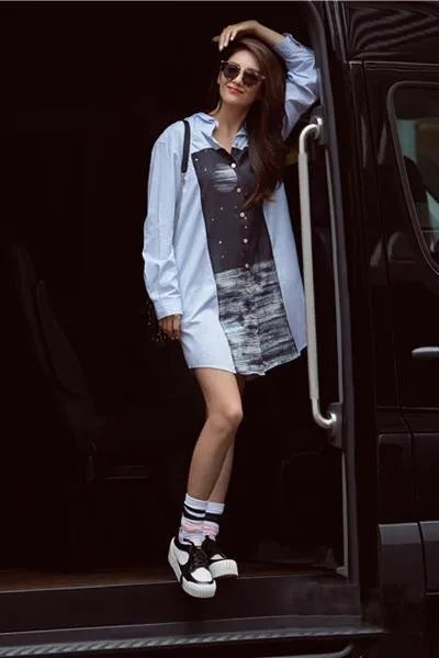 【张雨绮最新街拍】张雨绮纽约街拍美出新高度(组图)