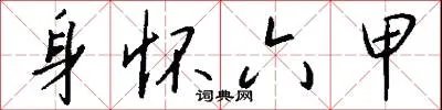 身怀六甲