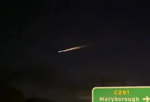 澳大利亚夜空出现的不明火球是什么?