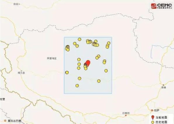 西藏地震最新消息 改则县3.9级地震有什么不同？