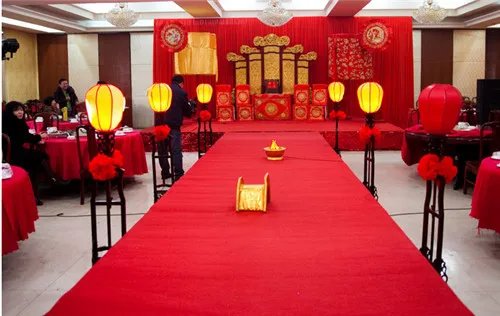 中式婚礼布置效果图 8种物品打造热闹喜庆婚礼