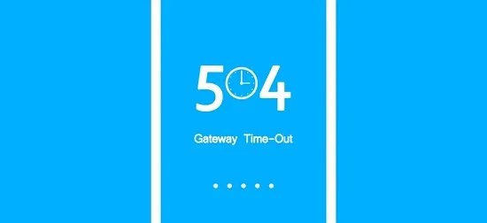 网络出现504什么意思