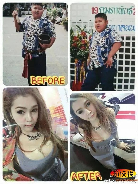 逆天的节奏,泰国小胖墩变性成辣妹!网友纷纷惊呆了