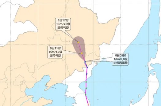 台风海神登陆吉林了？