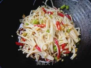 凉拌金针菇