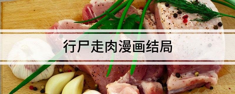 行尸走肉漫画结局