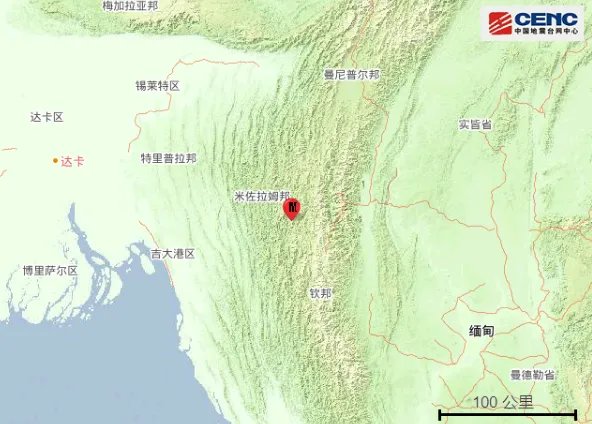 缅甸发生5.2级地震是怎么回事?
