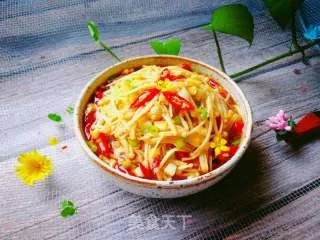 凉拌金针菇