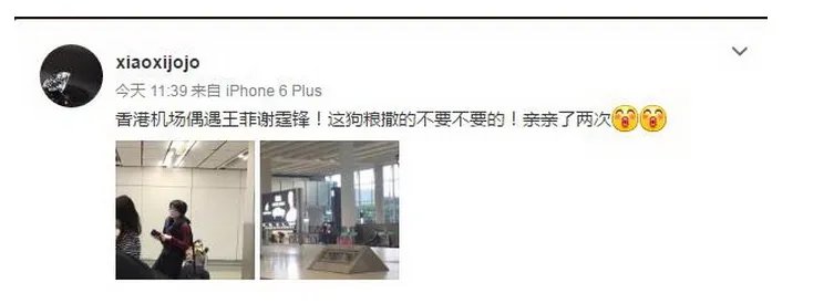王菲和谢霆锋在哪个机场热吻?