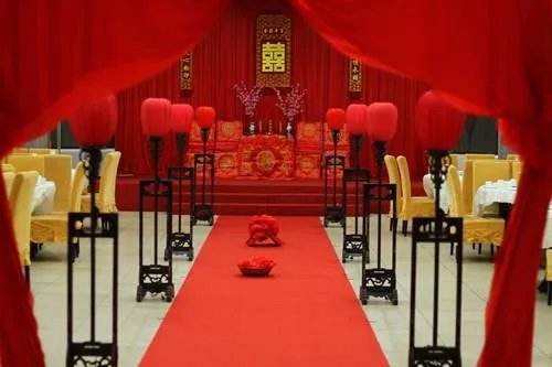 中式婚礼布置效果图 8种物品打造热闹喜庆婚礼