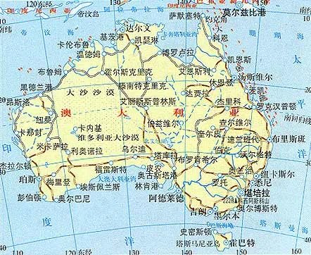 澳洲地图全图高清版大图,澳洲为什么只划分成8个省级行政区