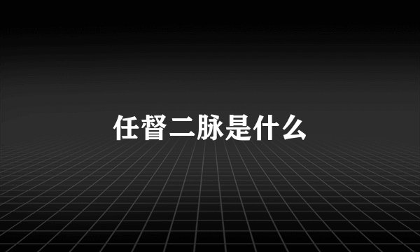 任督二脉是什么