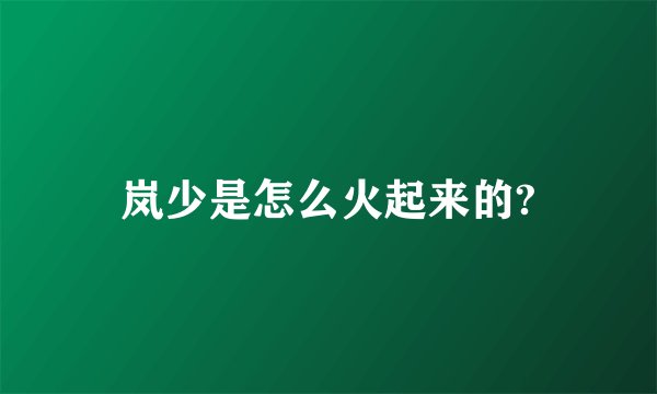 岚少是怎么火起来的?