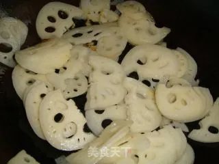 清炒藕片