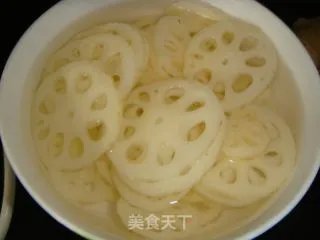 清炒藕片