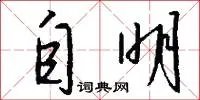 自明