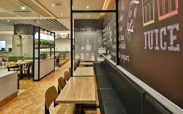 快餐店装修设计攻略 这样装修的快餐店不挤爆你找我啊！