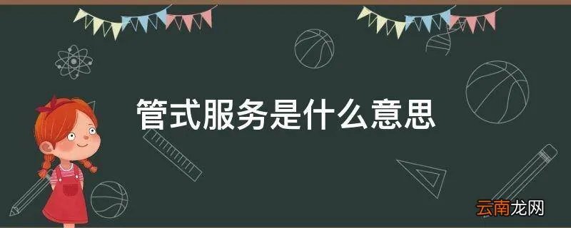 管式服务是什么意思